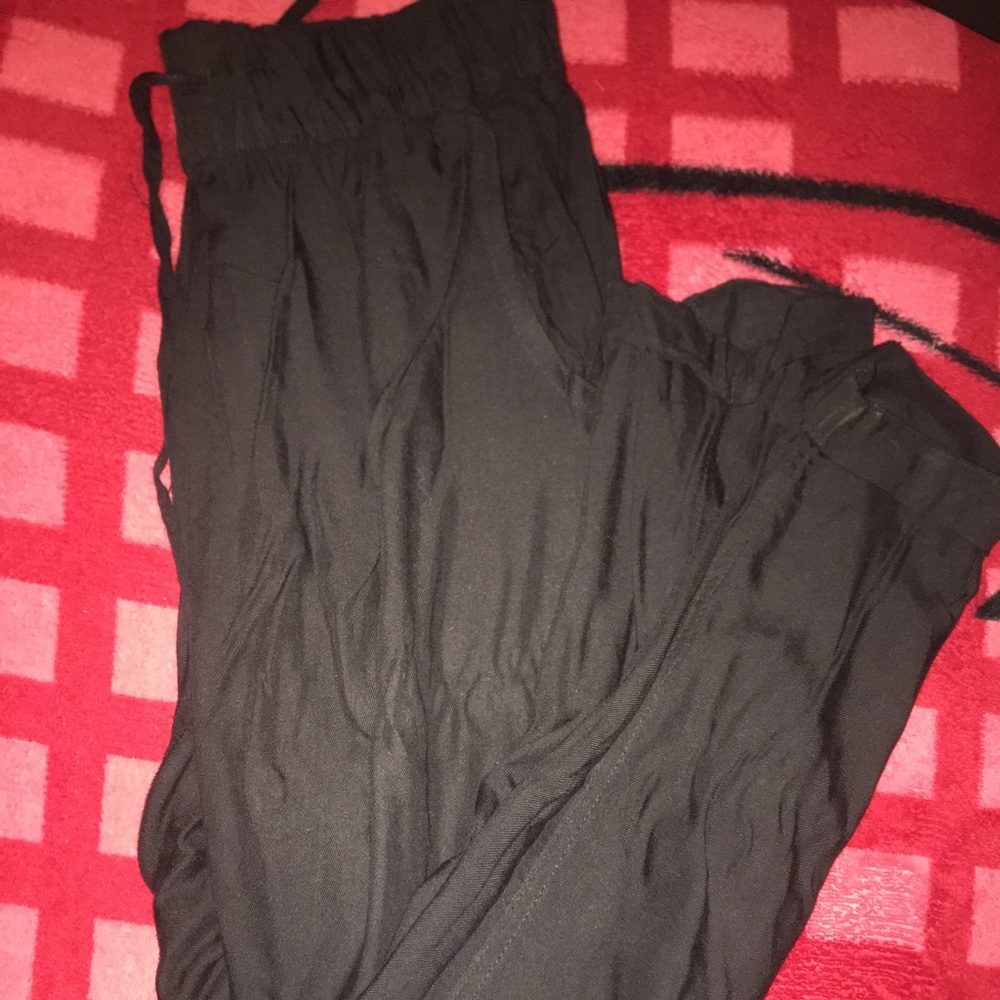 black joggers